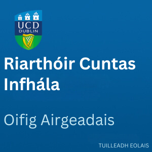 UCD Riarthóir Cuntas Infhála 300 0126