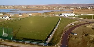 ‘An t-ádh’ ar CLG Ghaoth Dobhair nár mheasa an damáiste a rinne tine sa chlubtheach