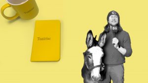 Preab-Ghaeltacht ar fheirm asail, ‘a safe place to try out our Irish skills’