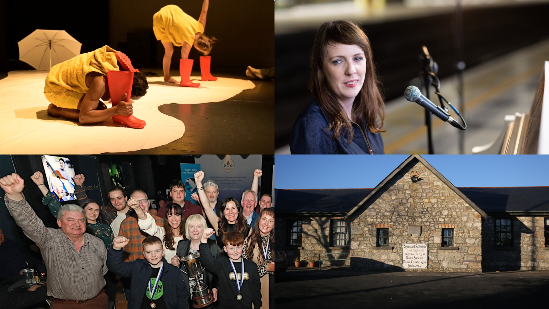 CULTÚR: Emer O’Flaherty ar camchuairt le ‘Go dtí seo’, Féile na Máthairtheangacha, Sean-Nós na Fearsaide, Céilí House beo as Amharclann Chois Fharraige.