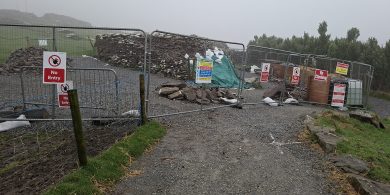 Damáiste déanta ag an drochaimsir do chlochán coirceogach i gCorca Dhuibhne