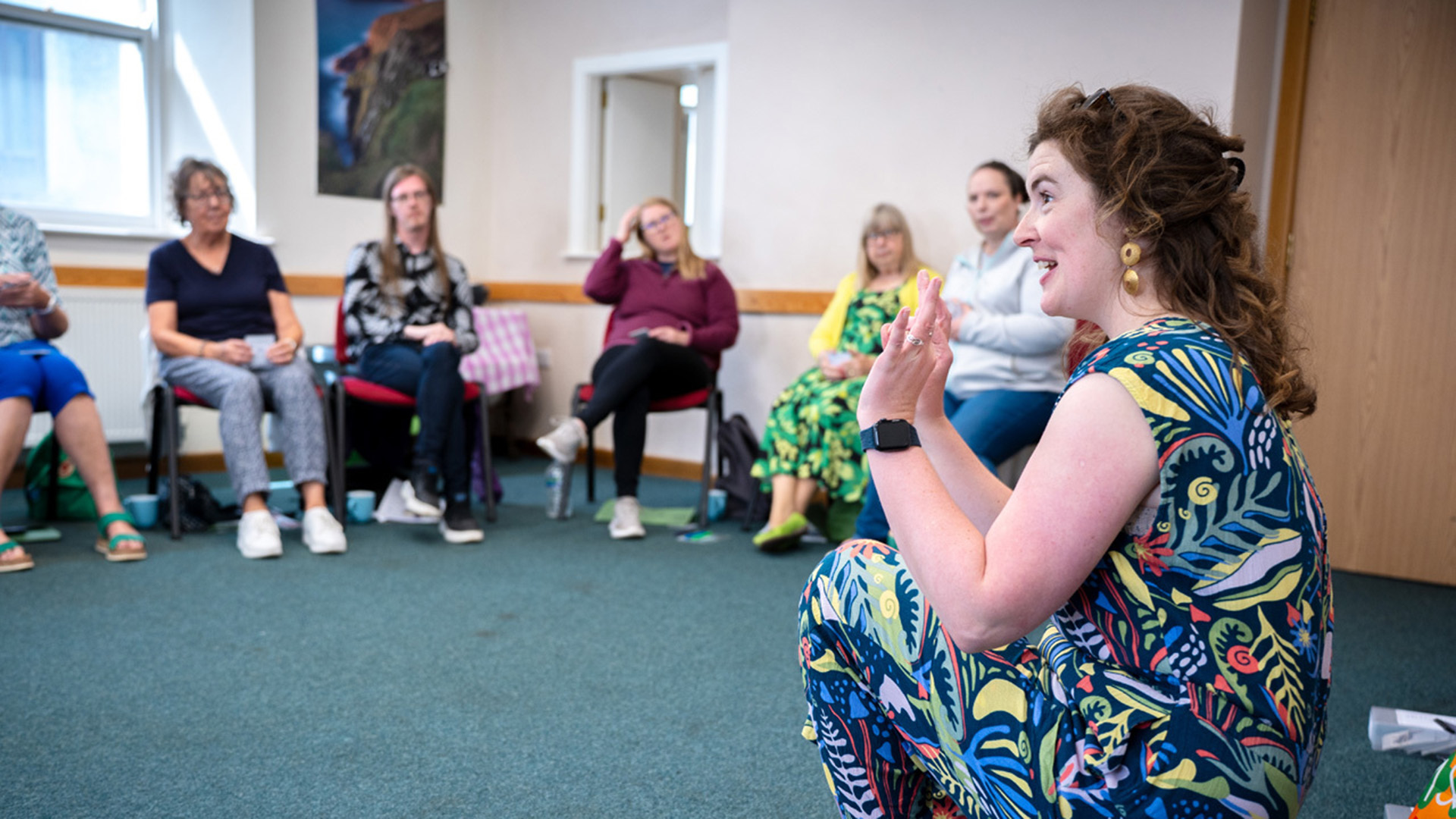 Cúrsa Manainnise do chainteoirí Gaeilge ar siúl mar chuid de Scoil Samhraidh Mhanann