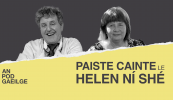 Paiste cainte ag Helen Ní Shé le Peadar Mac an Bháird: ‘Is fuath liom an bia ‘convenience’!’