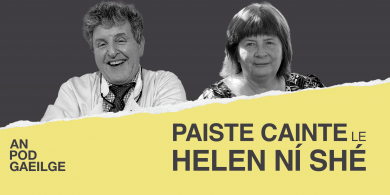 Paiste cainte ag Helen Ní Shé le Peadar Mac an Bháird: ‘Is fuath liom an bia ‘convenience’!’