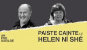Paiste cainte ag Helen Ní Shé le Beartla Ó Flatharta: ‘Díolfar báid na hÉireann… agus beimid ag ceannach éisc i gcomhair na Nollag’