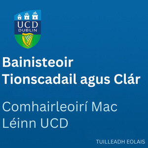 UCD Bainisteoir Tionscadail agus Clár 300 0326