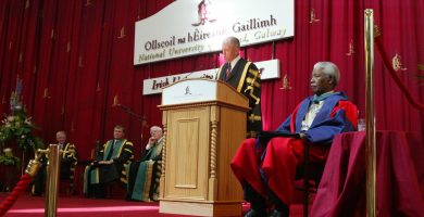 Athbhreithniú á dhéanamh ag Fondúireacht Nelson Mandela ar an úsáid a bhaineann Ollscoil na Gaillimhe as ainm Mandela