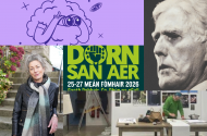 CULTÚR: Féile Joe Éinniú, Féile na Bealtaine, Dorn san Aer 2026, ‘Sáile’ ar TG4