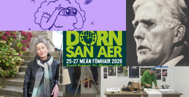 CULTÚR: Féile Joe Éinniú, Féile na Bealtaine, Dorn san Aer 2026, ‘Sáile’ ar TG4,
