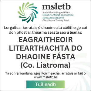 MSLETB Eagratheoir Litearthachta brat 0526