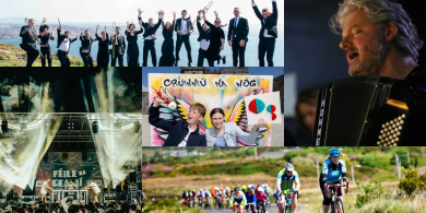 Féile na Gealaí deich mbliana ar an bhfód; Cruinniú na nÓg; Tour de Conamara; Seachtain Scríbhneoirí Lios Tuathail