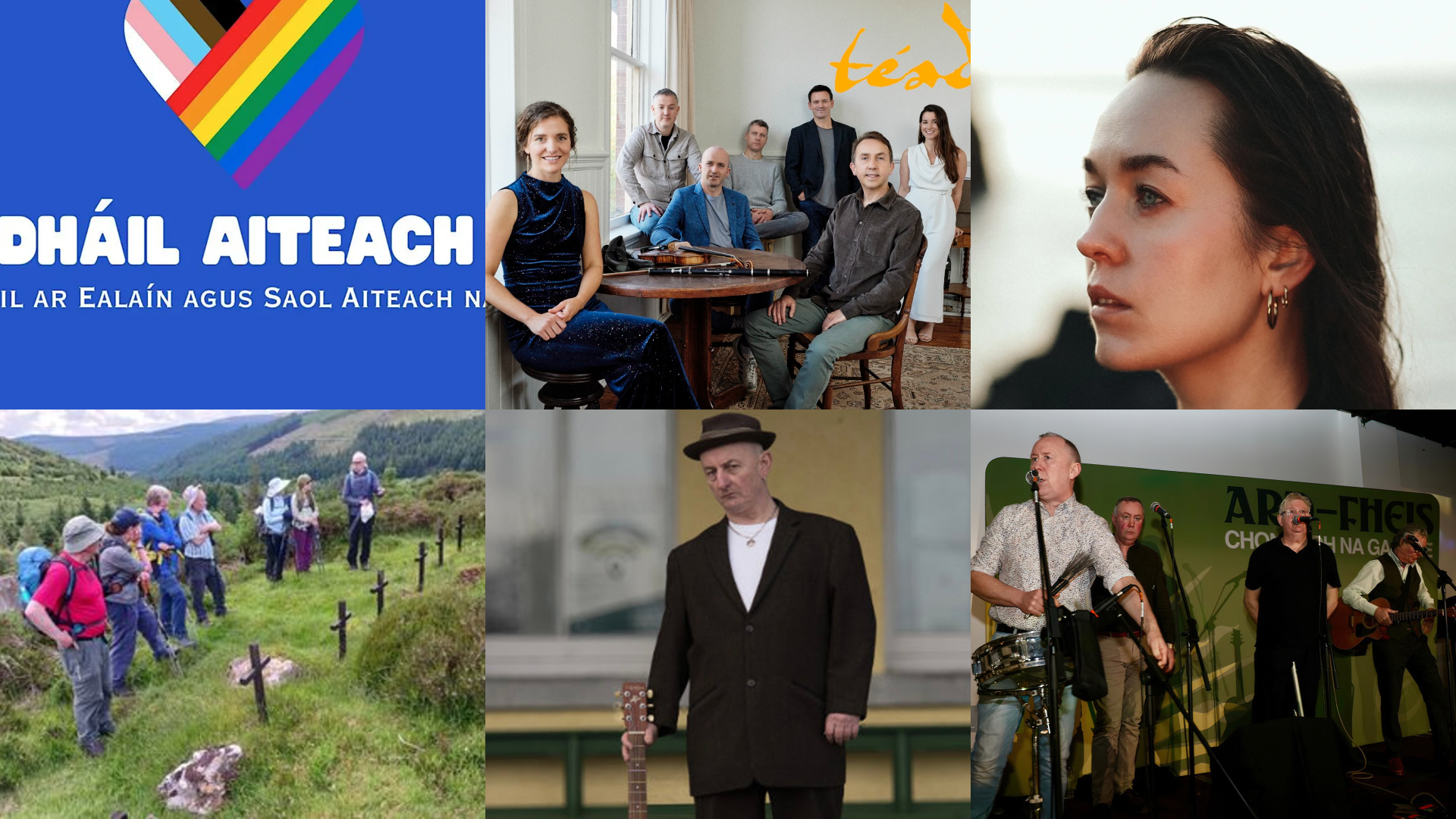 CULTÚR: Loinnir Muirġen, Comhdháil LADTA+, Na Cnocadóirí i mBÁC, Téada sna Sceirí, Clann Mhic Ruairí ag Scoil Samhraidh Mhic Reachtain