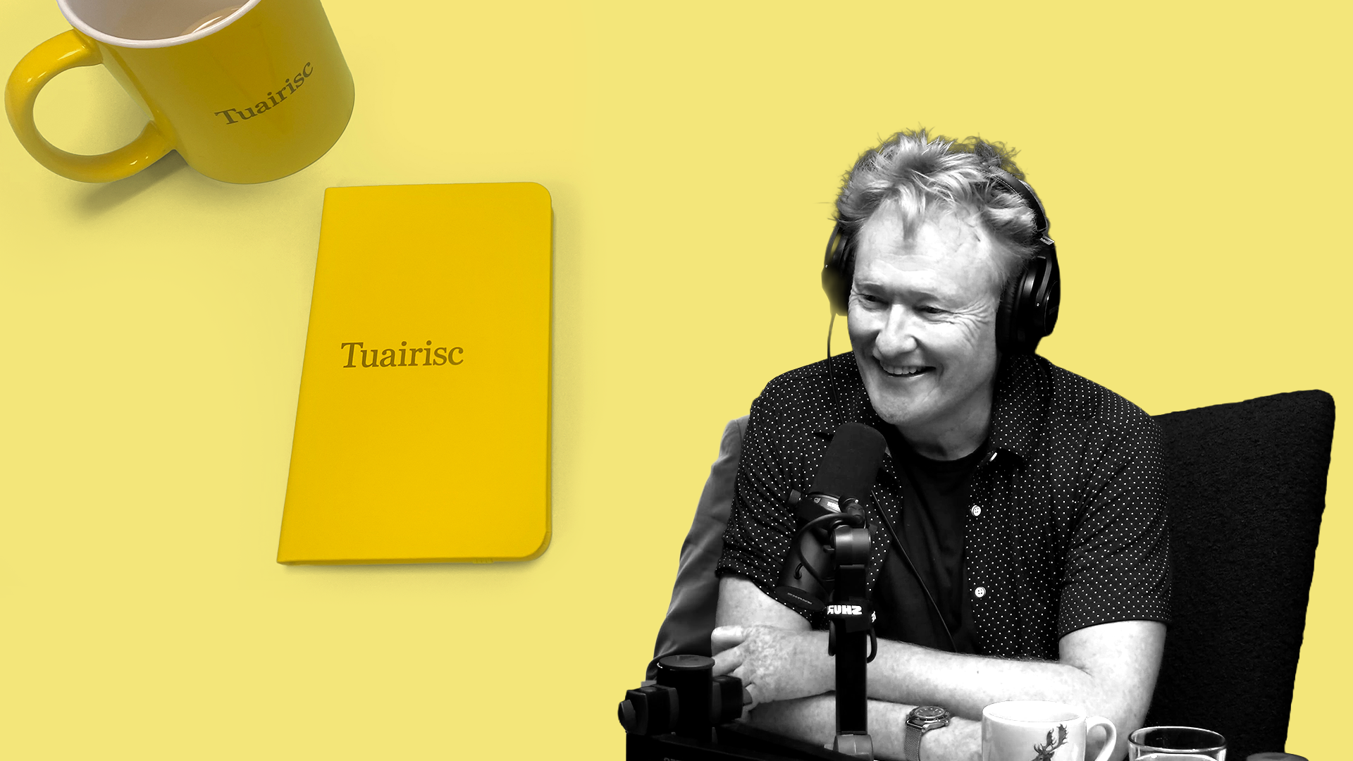 Cara sa chúirt ag Conan O’Brien, stair sheoladh TnaG ar ‘World Service’ an BBC