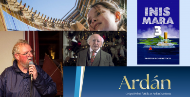 CULTÚR: ‘Inis Mara 3’, Ardán 2026, RnaG agus Ceolfhoireann Coirme RTÉ i nGort a’ Choirce