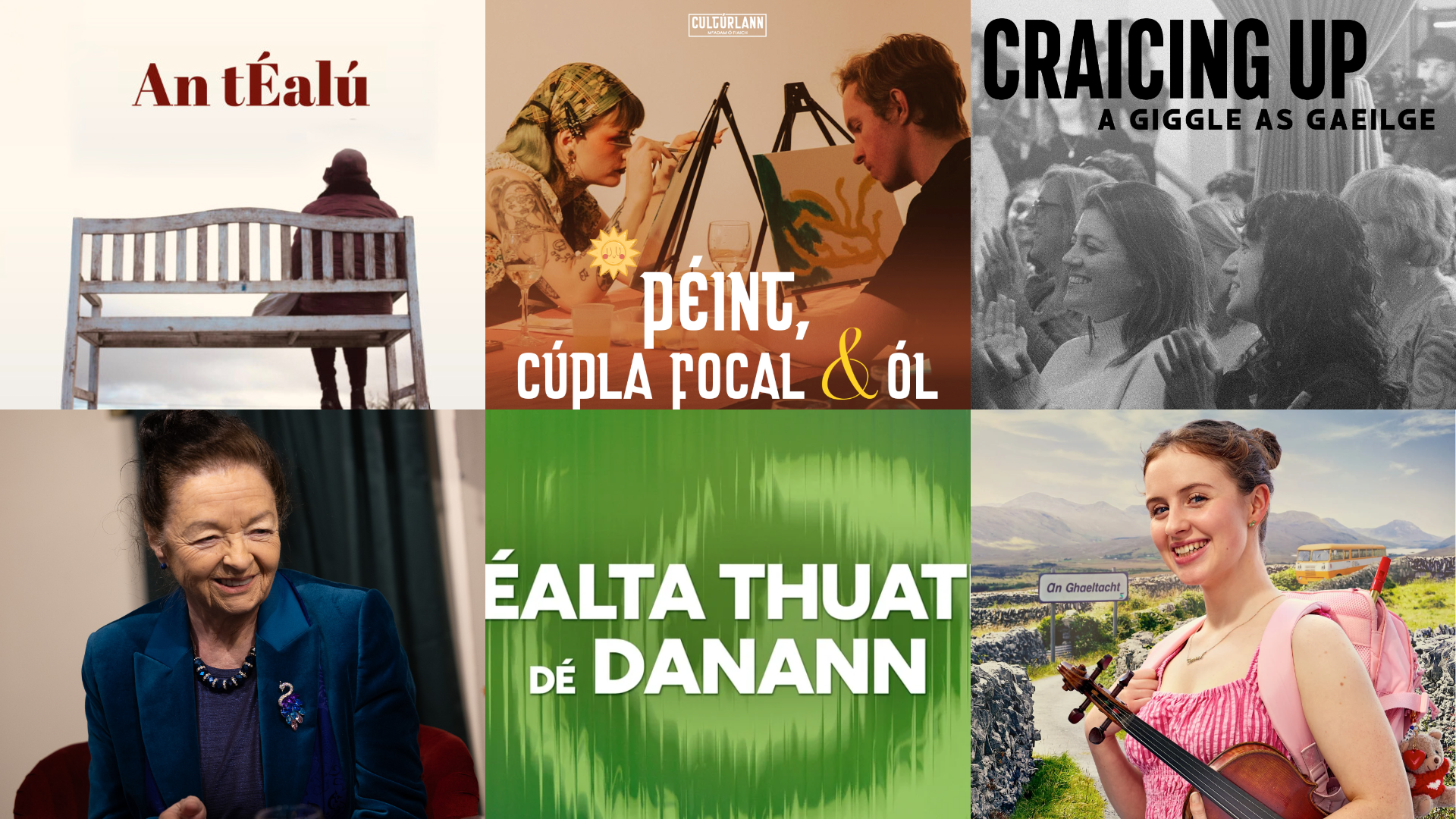 CULTÚR: Scéalta Thuatha Dé Danann, An tÉalú i nGaillimh, Saoirse sa Taibhdhearc, Siúlóid Ghaeilge ar Lá Bloom