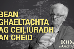FÍSEÁN: ‘Sin socks a fuair mé anall as Oregon – hundred years!’  – bean Ghaeltachta ag ceiliúradh an chéid