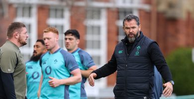 Dúshlán ollmhór roimh fhoireann Andy Farrell in Auckland