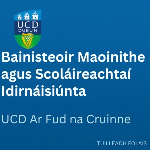 UCD Bainisteoir Maoinithe agus Scoláireachtaí Idirnáisiúnta 300 0726