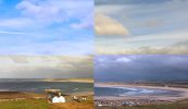 Éirí na gréine i Machaire Rabhartaigh, paidir dheireanach faoi spéir lán réaltaí Rann na Feirste…