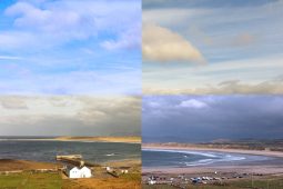 Éirí na gréine i Machaire Rabhartaigh, paidir dheireanach faoi spéir lán réaltaí Rann na Feirste…