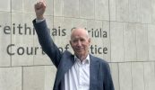 Iomrall ceartais a bhí i gciontú Osgur Breatnach san éagóir mar gheall ar robáil traenach na Sollán