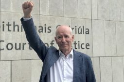 Iomrall ceartais a bhí i gciontú Osgur Breatnach san éagóir mar gheall ar robáil traenach na Sollán