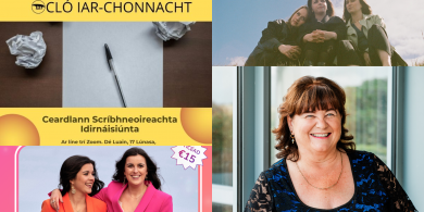 Ceolchoirmeacha in Amharclann Chois Fharraige, Albam nua le Brian Danny Minnie, ceardlann idirnáisiúnta scríbhneoireachta