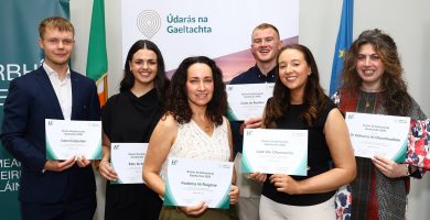 Scoláireachtaí bronnta ar mhic léinn Ghaeltachta atá ag tabhairt faoi chúrsaí sláinte
