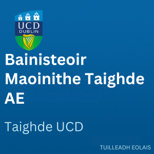 UCD Bainisteoir Maoinithe Taighde AE 300 0826