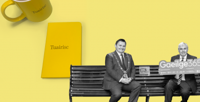 ‘Grandees’ TG4 agus Ambasadóir na Seapáine, ‘Binsí Comhrá’ ar fud na tíre