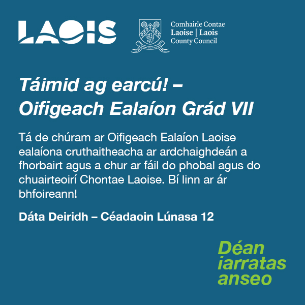 Laois Ag Fostú brat 0826