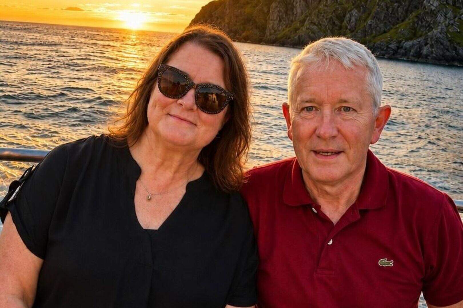 Noreen McHugh tar éis bháis de bharr na timpiste a mharaigh a fear James