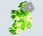 Scáil ar cheantair Ghaeltachta – dath dorcha ar an mapa