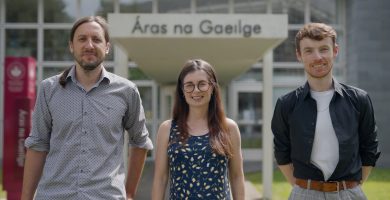 Triúr léachtóirí nua ceaptha i Roinn na Gaeilge in Ollscoil na Gaillimhe