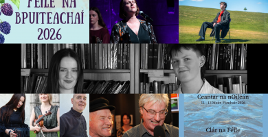 CULTÚR: Féile Ainm Cleite, Ensemble na nÓg, Ó Bhéal go Béal, Féile na bPuiteachaí, Go Deo na nDeor, Dorn san Aer