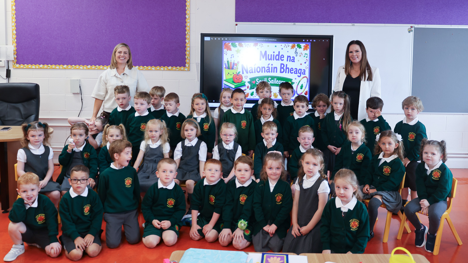 GAILEARAÍ: Tús maith…a gcéad lá ar Scoil Sailearna i gConamara ag os cionn scór dalta