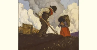 Pictiúr le Paul Henry de radharc in Acaill díolta ar bhreis is milliún euro