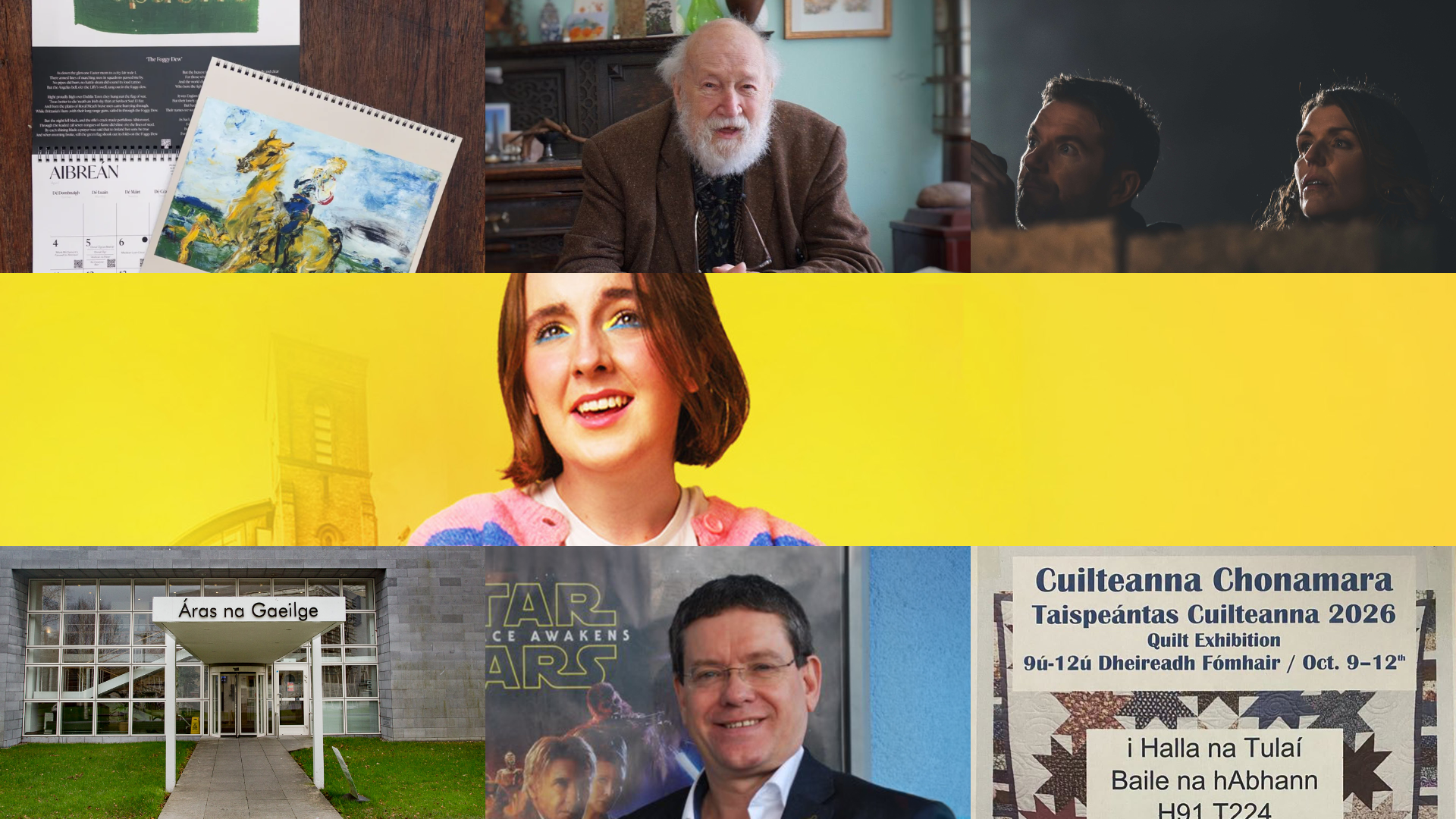 Éigse Thomáis Uí Aodha, taispeántas cuilteanna, Pygmalion 26, leabhar nua John Walsh, an chéad radharc ar ‘Crá’