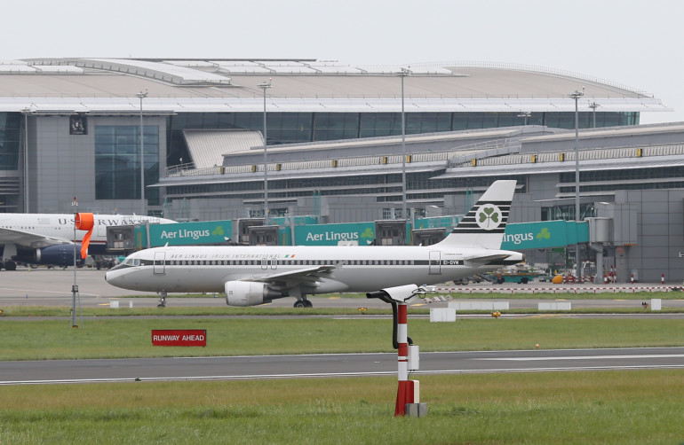 2/9/2014. Aeroplanes at Dublin Airport