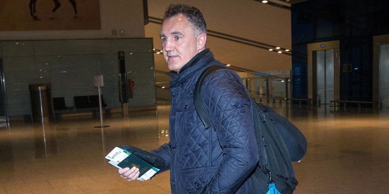 Billy Walsh Departs for America, Dublin Airport 22/10/2015 Former Ireland Boxing Head coach Billy Walsh makes his way through departures in Dublin Airport Mandatory Credit ©INPHO/Ryan Byrne