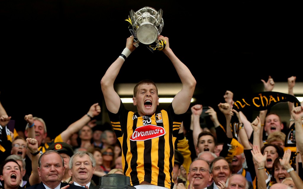 Lester Ryan lifts the Liam McCarthy Cup 27/9/2014