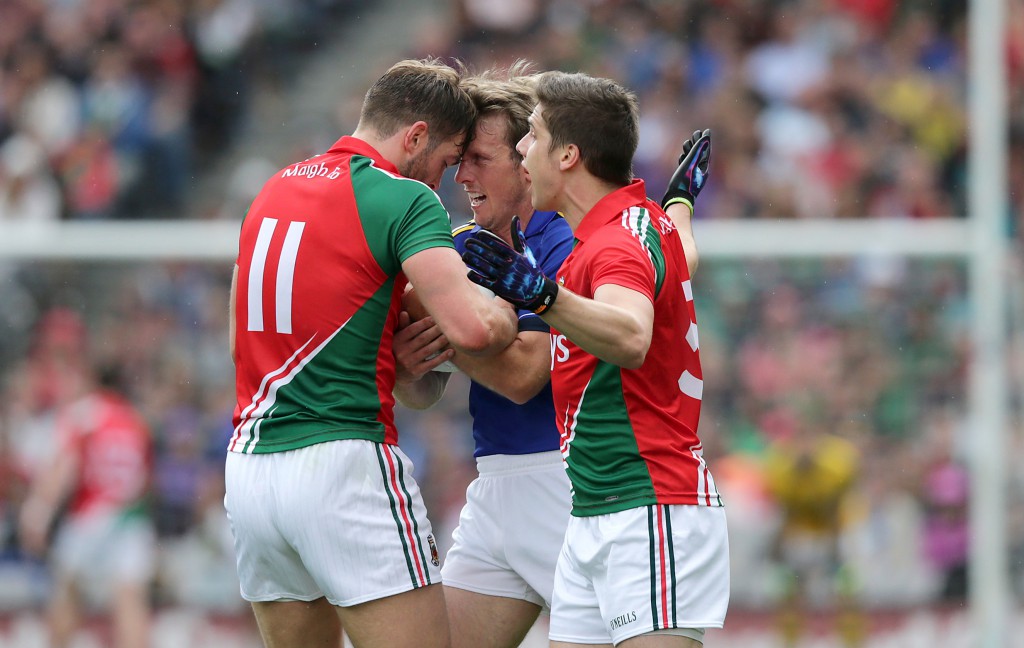 Donnchadh Walsh and Aidan O'Shea come face to face 24/8/2014