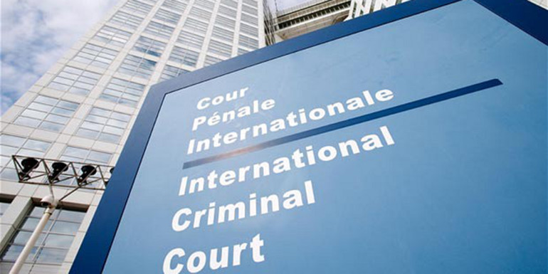 BJN3JH The Hague; Exterior of International Criminal Court or ICC in the Netherlands