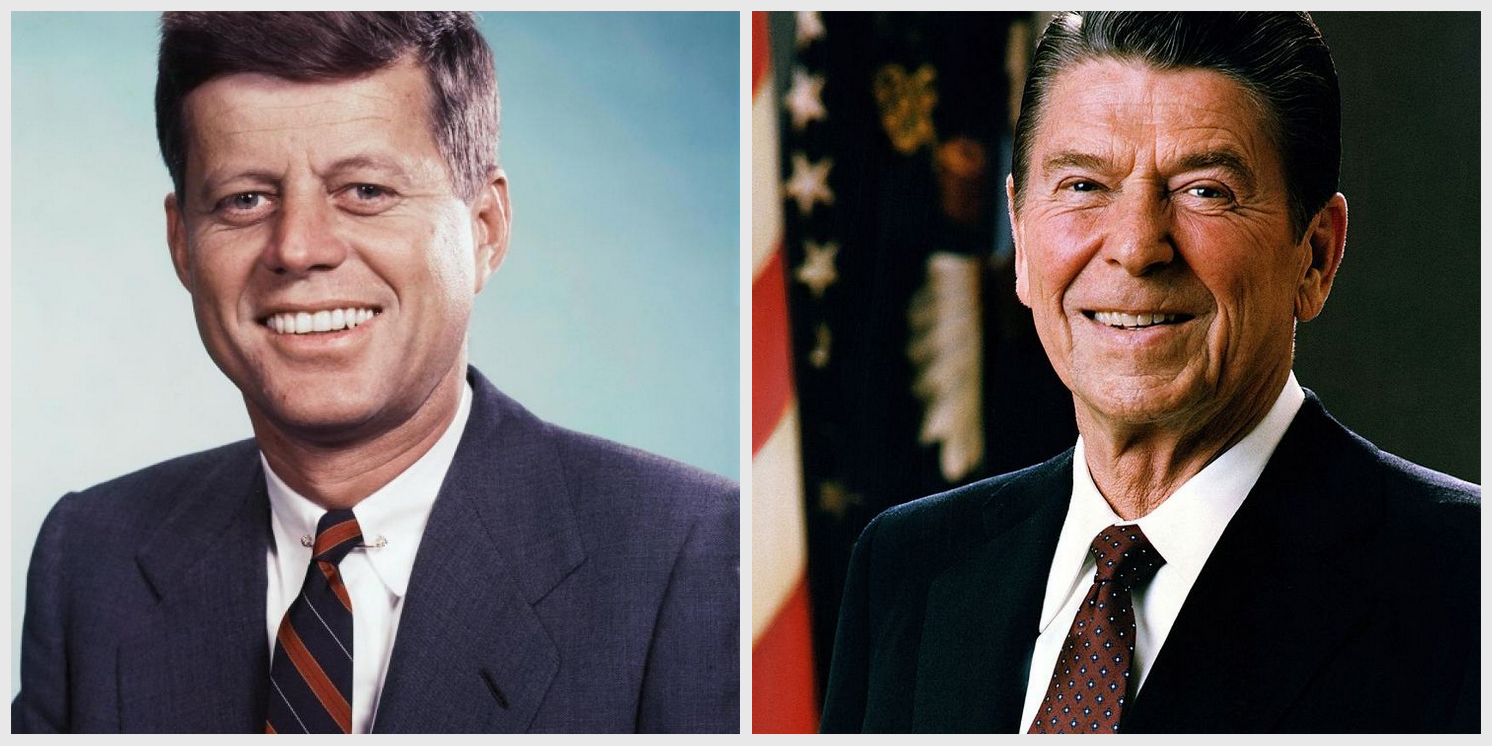 ‘I won’t vote for a crook or an assh*le’ – caitheamh i ndiaidh Kennedy agus Reagan