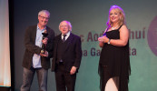 ‘I mbeagán focal, ba laoch i measc na nGael é Rónán Mac Aodha Bhuí’ – Uachtarán na hÉireann