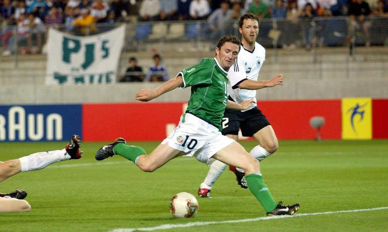 World Cup 2002 5/6/2002Republic of Ireland vs GermanyRobbie Keane scoresMandatory Credit©INPHO/Andrew Paton