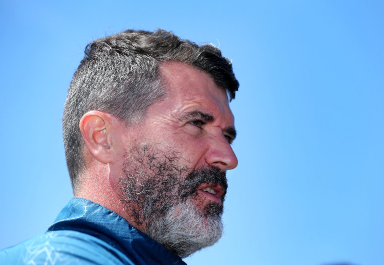 Roy Keane i Mulach Íde inniu. ©INPHO/Cathal Noonan