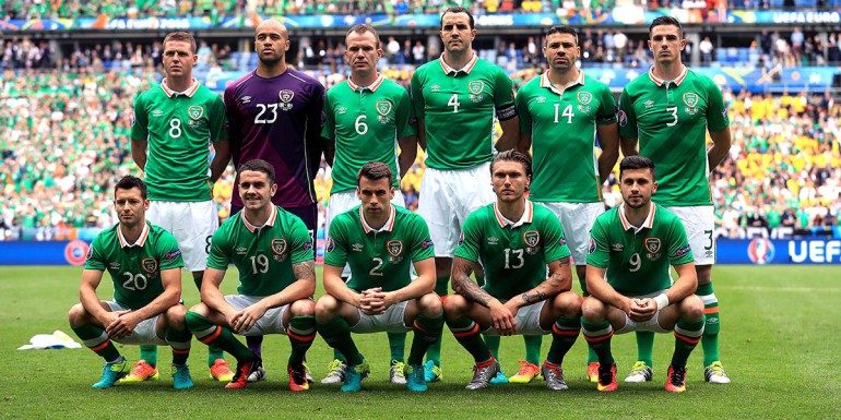 The Ireland team 13/6/2016