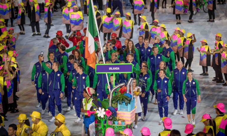Ba é Paddy Barnes a d'iompar brat na hÉireann sa shearmanas oscáilte do Rio 2016.