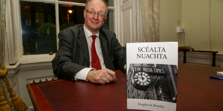 Deaglán de Bréadún agus a leabhar "Scéalta Nuachta"